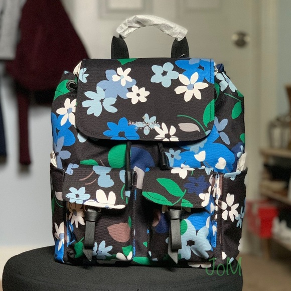kate spade Handbags - Kate Spade Flap Backpack in Carley B Bloom